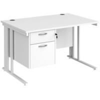 Dams International Desk MCM12P2WHWH 1,200 x 800 x 725 mm