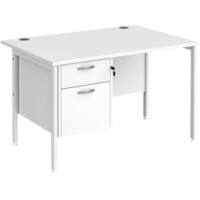 Dams International Maestro 25 Desk Oak Wood White 1,200 x 800 x 725 mm