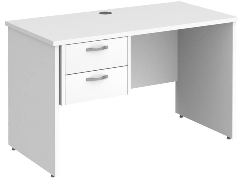 Dams International Maestro 25 Desk Oak Wood White 1,200 x 600 x 725 mm