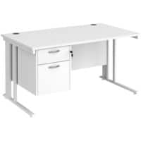 Dams International Desk MCM14P2WHWH 1,400 x 800 x 725 mm