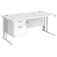 Dams International Desk MCM16P2WHWH 1,600 x 800 x 725 mm