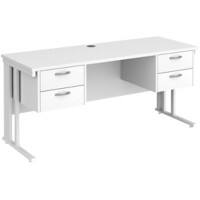 Dams International Desk MCM616P22WHWH 1,600 x 600 x 725 mm