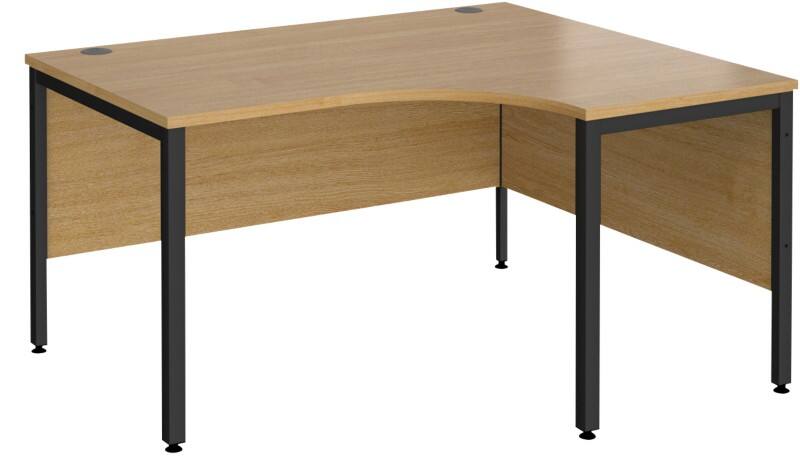 Dams International Right Hand Ergonomic Desk MB14ERKO 1,400 x 1,200 x 725 mm