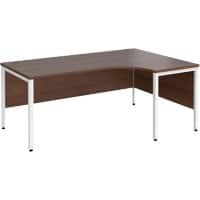 Dams International Right Hand Ergonomic Desk MB18ERWHW 1,800 x 1,200 x 725 mm