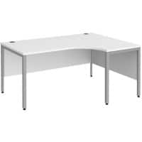 Dams International Right Hand Ergonomic Desk MB16ERSWH 1,600 x 1,200 x 725 mm