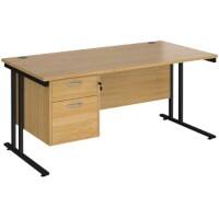 Dams International Desk MC16P2KO 1,600 x 800 x 725 x 800 - 990 mm