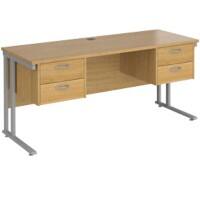 Dams International Desk MC616P22SO 1,600 x 600 x 725 x 800 - 990 mm