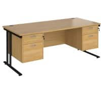 Dams International Desk MC18P22KO 1,800 x 800 x 725 x 800 - 990 mm