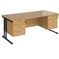 Dams International Desk MC18P33KO 1,800 x 800 x 725 x 800 - 990 mm