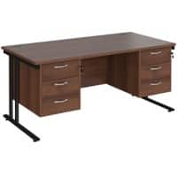 Dams International Desk MC16P33KW 1,600 x 800 x 725 x 800 - 990 mm