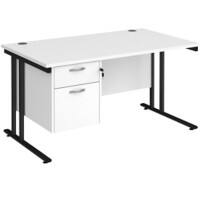 Dams International Desk MC14P2KWH 1,400 x 800 x 725 x 800 - 990 mm