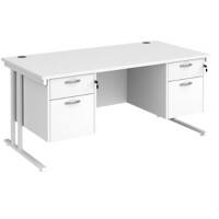 Dams International Desk MC16P22WHWH 1,600 x 800 x 725 mm