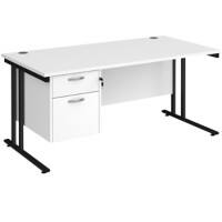 Dams International Desk MC16P2KWH 1,600 x 800 x 725 x 800 - 990 mm