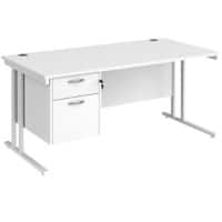 Dams International Desk MC16P2WHWH 1,600 x 800 x 725 mm