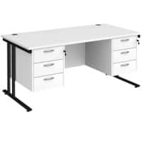 Dams International Desk MC16P33KWH 1,600 x 800 x 725 x 800 - 990 mm