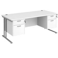 Dams International Desk MC18P22SWH 1,800 x 800 x 725 mm