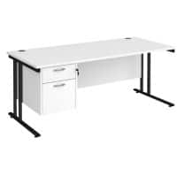 Dams International Desk MC18P2KWH 1,800 x 800 x 725 x 800 - 990 mm