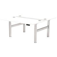 Fellowes Cambio Electronically Height Adjustable Sit Stand Desk White T-Foot 1,699 (W) x 1,470 (D) x 1,305 (H) mm MDF (Medium-Density Fibreboard), PVC (Polyvinyl Chloride), Steel
