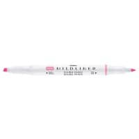 Zebra Mildliner Highlighter Pink Broad Chisel 4 mm Non Refillable Pack of 10