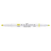 Zebra Mildliner Highlighter Yellow Broad Chisel 4 mm Non Refillable Pack of 10