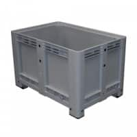 EXPORTA Plastic Pallet Box 100 cm (D) x 85 cm (H) Grey