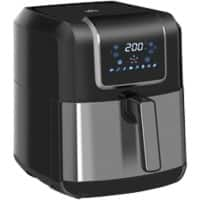 HOMCOM Air Fryer 800-120V70 6.5 L 1700 W Steel, Plastic Black, Grey