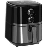 HOMCOM Air Fryer 4.5 L 1500 W Steel, PP (Polypropylene) Black