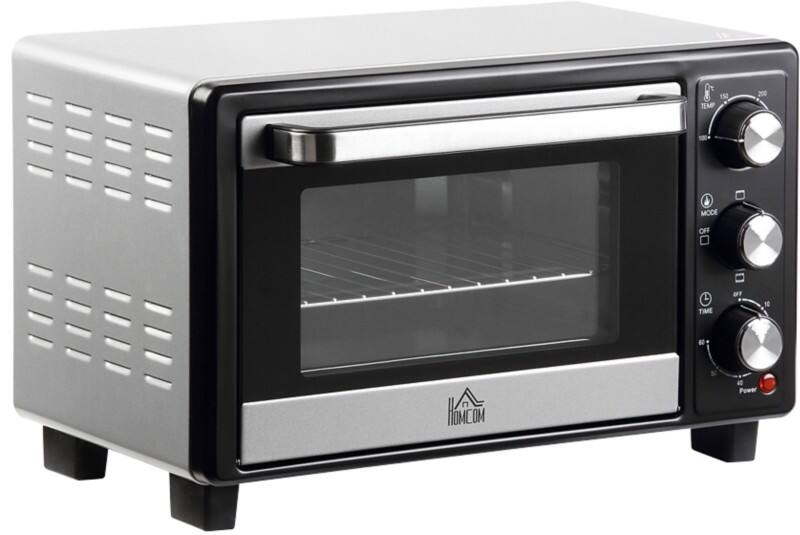 HOMCOM 800-083V70 Mini Oven 16 L 1400 W Silver