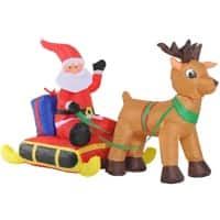 HOMCOM Christmas Inflatable Assorted 72 x 190 x 122 cm