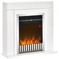 HOMCOM Electric Fireplace 820-194V70 Steel, Tempered Glass, Medium-Density Fibreboard UK