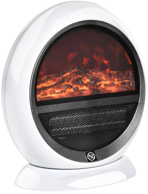 HOMCOM Electric Fireplace 820-221V70WT Acrylonitrile Butadiene Styrene UK