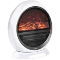 HOMCOM Electric Fireplace ABS (Acrylonitrile Butadiene Styrene) UK