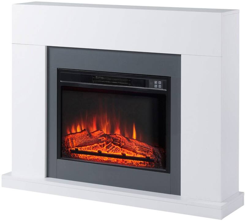 HOMCOM Electric Fireplace MDF (Medium-Density Fibreboard), Particle Board UK