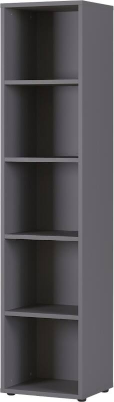 Germania Bookcase 4234-547 Grey 450 mm (W) X 400 mm (D) X 1970 mm (H)