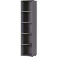 Germania Bookcase 4234-547 Grey 450 mm (W) X 400 mm (D) X 1970 mm (H)