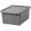 SmartStore Storage Boxes Plastic Grey 39 (W) x 59 (D) x 31 (H) cm