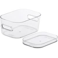 SmartStore Storage Boxes Plastic Transparent 9.5 (W) x 14.5 (D) x 17.5 (H) cm