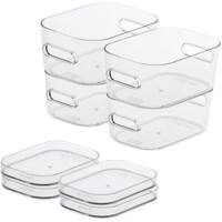 SmartStore Storage Boxes Plastic Transparent 9.5 (W) x 14.5 (D) x 22.5 (H) cm