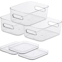 SmartStore Storage Boxes Plastic Transparent 14 (W) x 20 (D) x 21.4 (H) cm
