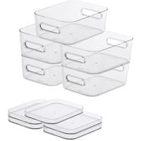 SmartStore Storage Boxes Plastic Transparent 14 (W) x 20 (D) x 33.6 (H) cm