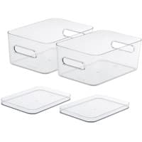 SmartStore Storage Boxes Plastic Transparent 19.5 (W) x 29.5 (D) x 22.3 (H) cm