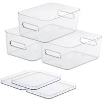 SmartStore Storage Boxes Plastic Transparent 19.5 (W) x 29.5 (D) x 30.6 (H) cm