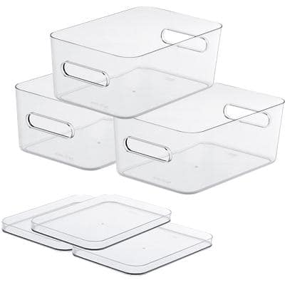 SmartStore Storage Boxes Plastic Transparent 19.5 (W) x 29.5 (D) x 30.6 (H) cm