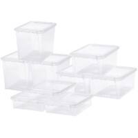 SmartStore Storage Boxes Plastic Transparent 30 (W) x 40 (D) x 84 (H) cm