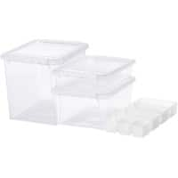 SmartStore Storage Boxes Plastic Transparent 30 (W) x 40 (D) x 28 (H) cm