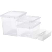 SmartStore Storage Boxes Plastic Transparent 30 (W) x 40 (D) x 28 (H) cm