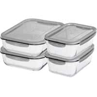 GastroMax Storage Boxes Plastic Transparent 28 (W) x 22 (D) x 16 (H) cm