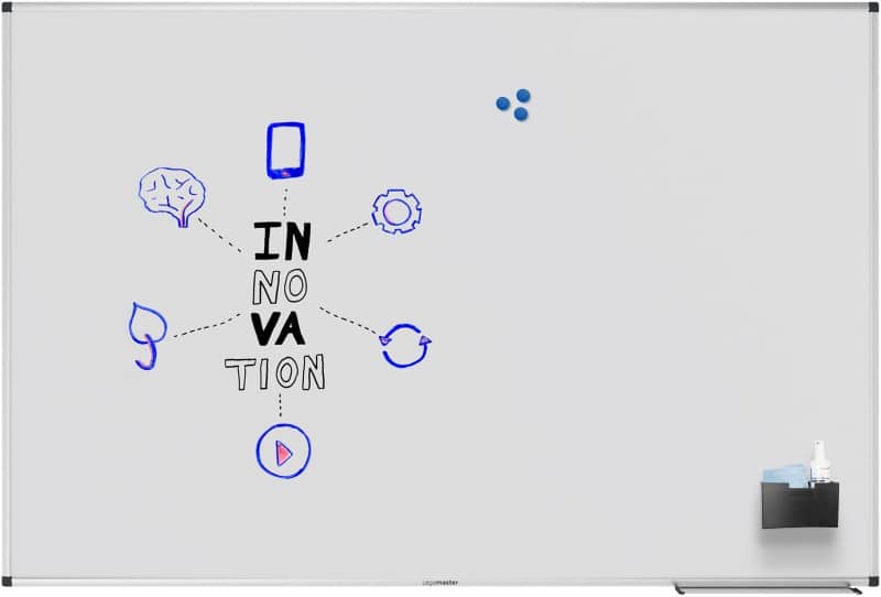 Legamaster UNITE Whiteboard Wall Mounted Magnetic Single Sided 150 (W) x 100 (H) cm