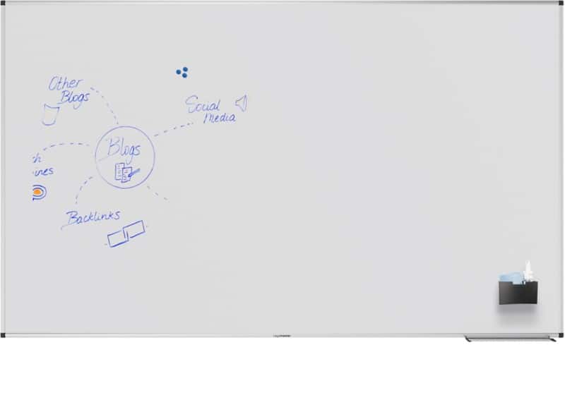Legamaster UNITE PLUS Whiteboard Magnetic Enamel Single Sided 200 (W) x 120 (H) cm