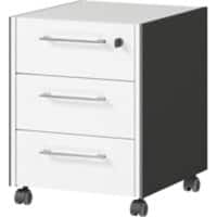 GERMANIA Pedestal 3 Drawers Lockable 420 x 490 x 540 mm